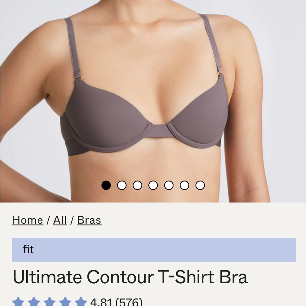 Ultimate Contour T-Shirt Bra 34A Peppercorn
